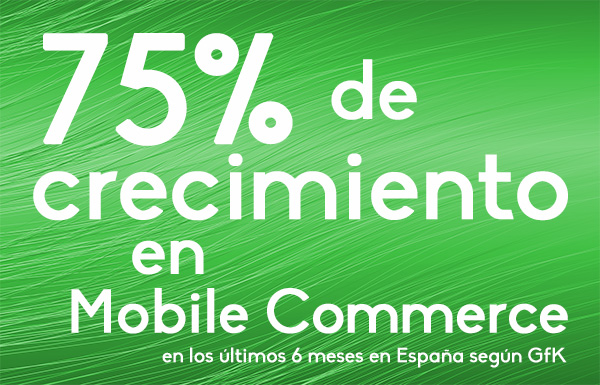 Crecimiento del mobile commerce